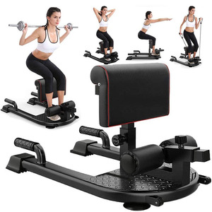 New Indoor Gym Fitness Equipment Deep Squat Hip Thrust <strong>Machine</strong> Adjustable and Mobile <strong>Sit</strong> <strong>Ups</strong> With Armrests - Product Image 4
