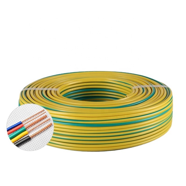 Factory Fire Resistant PVC Insulated Lighting House Wiring Electrical Cable BV WIre 2.5mm Copper Conductor