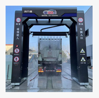 Équipement de lavage de voitures à structure renforcée durable et économe en eau, machine de lavage de bus pour grands camions et conteneurs