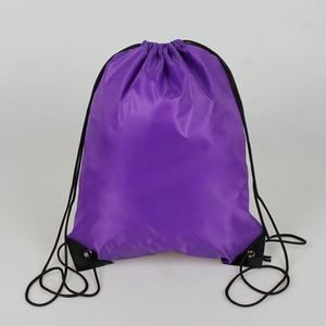 Ulikeke Burgundy 210D Polyester Gym Bag with Waterproof <b>Drawstring</b> Custom Logo RPET Football Sports Pouch Sale <b>Drawstring</b> Bag - Product Image 1