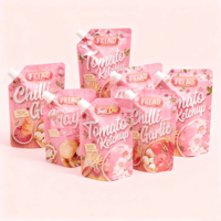 Feiao Hits Ahoy Edibles Stand-up Pouch met Mushroom Spout Pouch, sappige fruit babyvoeding pouch, Doypack Spout Bag