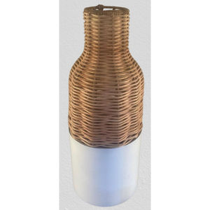 High Quality <b>Iron</b> & Rattan Flower Vase Round Shape Tabletop Living Room Indoor Decor Art Deco <b>Lightweight</b> bulk price - Product Image 4