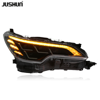 Système d'éclairage automobile JUSHUN Assemblage de phares Feux de jour à LED modifiés pour Toyota Fortuner 16-20 Phare