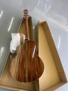 Guitarra Acústica de Alta Gama Hecha a Mano con Tapa de Abeto Macizo y Fondo de Caoba Maciza de 36/40/41 Pulgadas con Acabado Brillante - Product Image 5