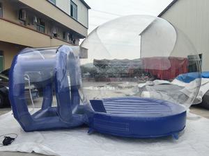 Maison à bulles <span class=keywords><strong>gonflable</strong></span> de couleur personnalisée, tente à bulles transparente <span class=keywords><strong>gonflable</strong></span> pour fête en plein air - Product Image 6