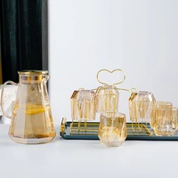Ensemble de verrerie de luxe léger, verres à eau et à bière pour la cuisine, usage domestique, 300 ml