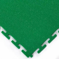 Baldosas de PVC Antideslizantes Modernas para Garaje o Taller - Pisos de Vinilo de Tablones Anchos Encastrables para Uso en Interiores