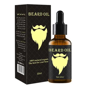 Huile à barbe pour hommes, Logo personnalisé OEM, huile naturelle, qualité supérieure, ml