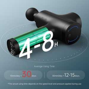 Pistolet de massage vibrant à percussion pour le corps et les fascias profonds 2025 avec écran LCD 99 vitesses pour le sport et le fitness - Product Image 4