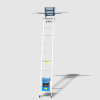 Nouveau Lève-Panneaux Photovoltaïques en Verre, Treuil Électrique en Alliage d'Aluminium avec Câble Métallique 2-25M 300KG pour Toit Plat et Toit Incliné