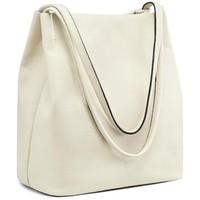 Tas pundak kustom wanita, kulit PU tahan air, tas Tote kapasitas besar, tas belanja ketiak, tas tangan mode untuk wanita