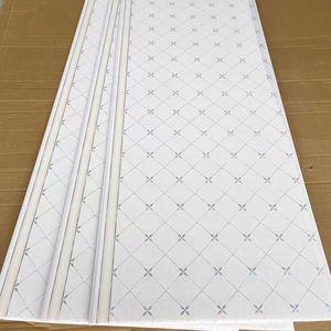 แผ่นพลาสติกพีวีซีตกแต่งลามิเนตขนาด7มม. แผ่นติดเพดานแบบลิ้นและร่อง10FT ภายใน - Product Image 4