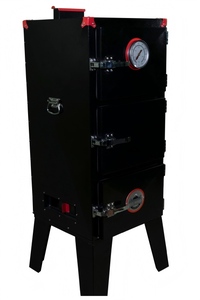Four à fumoir robuste pour événements en plein air, gril vertical haute performance pour cuisson lente et professionnelle - Product Image 1