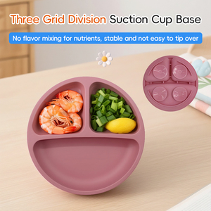 Kit de Alimentación Manual para Bebés con Plato de Silicona, Babero y Juego de Utensilios Multicolor de 6 Piezas para Mayores de 6 Meses - Product Image 6