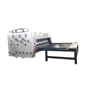 Các Tông Sóng Hộp Carton Đa Màu <span class=keywords><strong>Flexo</strong></span> In Ấn Khe Quay Chết Cắt Giá Máy - Product Image 1