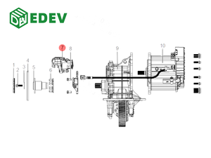 EDEV Nouvel ensemble d'étrier de frein de stationnement et accessoires pour BYD T5EV T45C et autres modèles - Matériaux Métal/Plastique/Composites Garantie 18 mois - Product Image 5