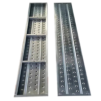 Planche en acier perforée pour échafaudage, plateforme métallique pour la construction