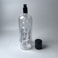 Flacon de parfum en verre soufflé à la main, style culture arabe, idéal pour la décoration intérieure