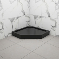 Neo-angel baki Shower akrilik putih, nampan pembuangan untuk kamar mandi, bentuk berlian Modern