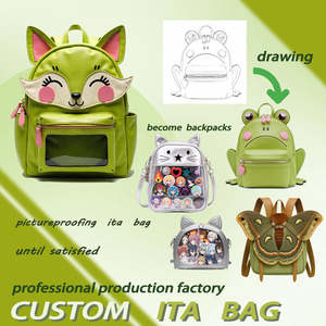 कस्टम लोगो जानवर के आकार के लिटा बैग कई डिजाइन रंग स्पष्ट विंडो डिस्प्ले कॉस्प्ले एनीमे फैशन प्यारा जानवर है - Product Image 2