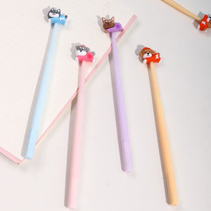 Kuki thiết kế mới Silicone gel bút mùa hè Puppy Đảng thiết kế dễ thương Gel bút - Product Image 1