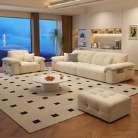 Canapé modulaire en chenille minimaliste italien, canapé sectionnel luxueux rembourré pour salon principal