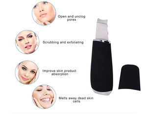 Exfoliante Eléctrico Portátil para la Piel, Masajeador Facial y Corporal para el Cuidado de la Belleza en Casa, Eliminación de Puntos Negros, Exfoliación y Reafirmación de la Piel - Product Image 4