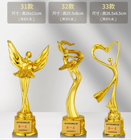 Trofeos de Resina Personalizados para Reuniones Anuales: Diseño Creativo para Empleados Destacados y Campeones de Concursos de Canto y Baile