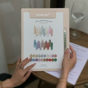 New 20 Color <b>Set</b> Crushed Diamond Flashing <b>Nail</b> <b>Gel</b> Factory Wholesale Customized Uv <b>Nail</b> Polish 15ml - Product Image 4
