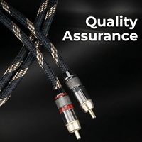 Câble audio RCA en cuivre OFC plaqué or RASANTEK avec gaine en PVC, 0,5m-5m, pour lecteur DVD, ordinateur, projecteur, haut-parleur HiFi professionnel