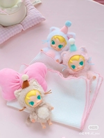 Figurine d'action en peluche PVC Baby Molly Popmart Pocket Friends Series, boîte mystère, lot de 6 pièces, 100% authentique, cadeau décoratif