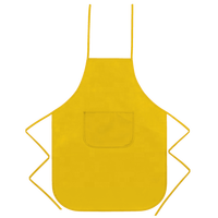 Tablier imperméable de preuve d'huile de bavoir d'invité de restaurant non tissé jetable
