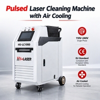 Machine de nettoyage au laser pulsé portable HS LASER 300W 500W 1000W avec tension 100V à 240V monophasée