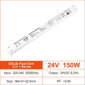 CE SAA RoHS Certified 36W-200W DALI Push <b>Dimmable</b> <b>LED</b> <b>Driver</b> <b>12V</b> 24V Constant Voltage IP20 <b>LED</b> Power Supply AC-DC <b>LED</b> Lighting - Product Image 5