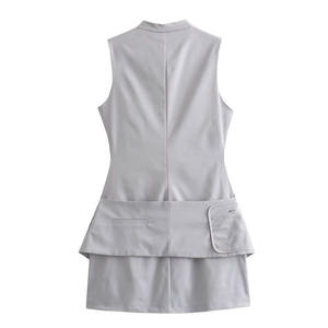 Autumn New Women Fashion Pocket Sleeveless Dress Women <strong>Clothing</strong> - Product Image 2