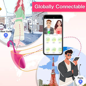 Vibrador de Punto G con Control Remoto por Aplicación, Impermeable, de Silicona, con Bluetooth, de Larga Distancia, Juguetes Sexuales para Adultos con 9 Vibraciones - Product Image 4