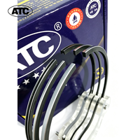 Segment de piston ATC 4D32 pour moteur Mitsubishi 4 cylindres. Diamètre du cylindre : 104 mm. Bague d'étanchéité ME997318 ME997240 ME018277 ME993488