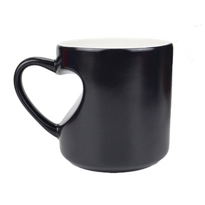 Heart-Shaped Color Changing Mug 11oz Temperature Sensitive <b>Magic</b> Cup For Couples Gift - Product Image 5
