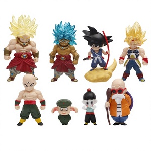 Set de 8 Figuras de PVC de <span class=keywords><strong>Tenkaichi</strong></span> <span class=keywords><strong>Budokai</strong></span> Dragon Ball, Son Goku, Crane Immortal, Colección de Anime - Product Image 4