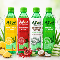 Bebida de Aloe Vera con Sabor a Frutas Tropicales, Bebida de Frutas Fresca, Natural, Refrescante y Saludable, Empaquetado en Caja para Venta al por Mayor