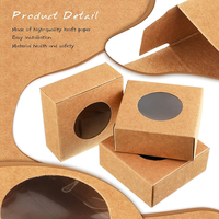 Boîte d'emballage personnalisée pour fenêtre, écologique, robuste, personnalisable, en forme de petit avion, portable, en papier kraft et carton blanc
