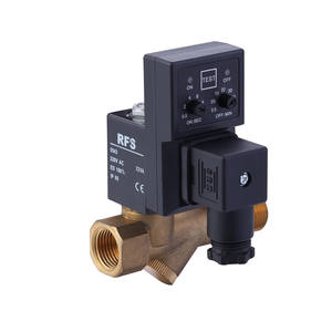 CS-728 220 В 230 В 380 В 1/2 "дюймовый Электрический таймер Автоматический водяной клапан латунный автоматический дренажный клапан электронный дренажный электромагнитный клапан - Product Image 2