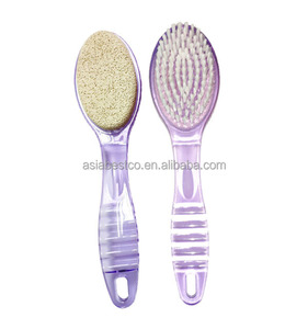 Outil de spa pour les pieds 2-en-1, brosse exfoliante personnalisée pour le nettoyage des pieds avec <span class=keywords><strong>pierre</strong></span> <span class=keywords><strong>ponce</strong></span> - Product Image 1