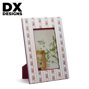 Cadre photo en MDF floral bohème personnalisé DX Designs, 4x6 5x7 6x8 8x10 pouces, cadre photo en bois bleu clair pour table et décoration intérieure - Product Image 4