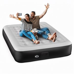 Double Air Mattress Inflatable <b>Bed</b> Integrated Pump 152 203 33cm Self-Inflating 3 Minutes <b>Portable</b> Camping Home - Product Image 1