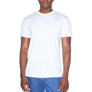 T-shirt personalizzate estive a manica corta unisex in maglia serigrafata 200gsm, 60% cotone 40% poliestere, bianco e nero - Product Image 1