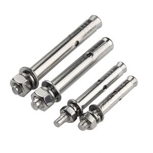 พุกเหล็กสแตนเลส DIN529 A2 70 304 ขนาด M6 สำหรับงานหนัก พร้อมน็อตและแหวนรอง สำหรับยึดคอนกรีต - Product Image 2