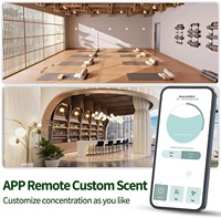 Diffuseur d'arômes électrique intelligent pour la maison, 1000 ml, sans eau, contrôlé par application WIFI, mural, à deux fluides, en plastique