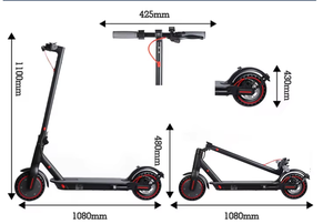 Trottinettes de haute qualité, trottinettes en aluminium et pliables MY-V10, trottinette à deux roues MY-V10 - Product Image 6