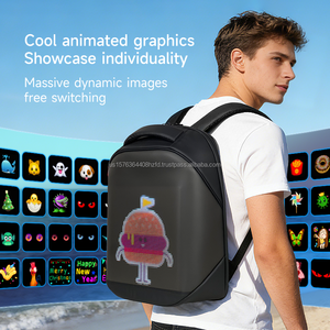 Sac à dos à écran LED P3.5 haute luminosité, sac à dos à affichage modifiable, grand espace, sac d'école imperméable, sac à dos pour étudiants, sac à dos de cyclisme - Product Image 5